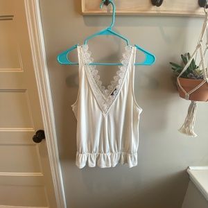 NWT Express Lace Neck Tank - Size M